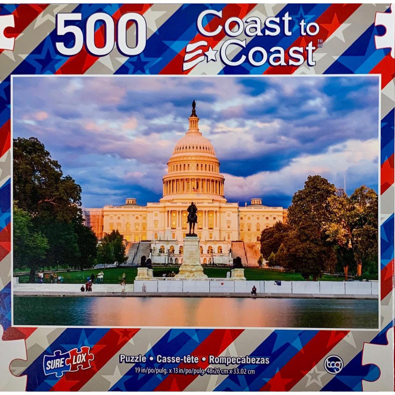 Washington DC Coast to Coast 500 Piece Jigsaw Puzzle Sure Lox