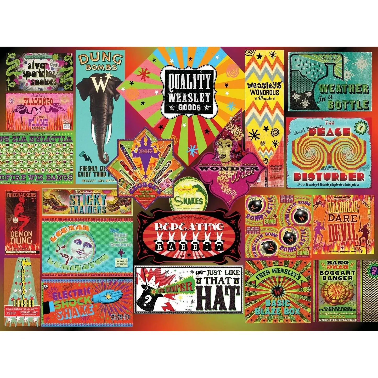 Weasleys' Wizard Wheezes Harry Potter 1000 Piece Jigsaw Puzzle NYPC