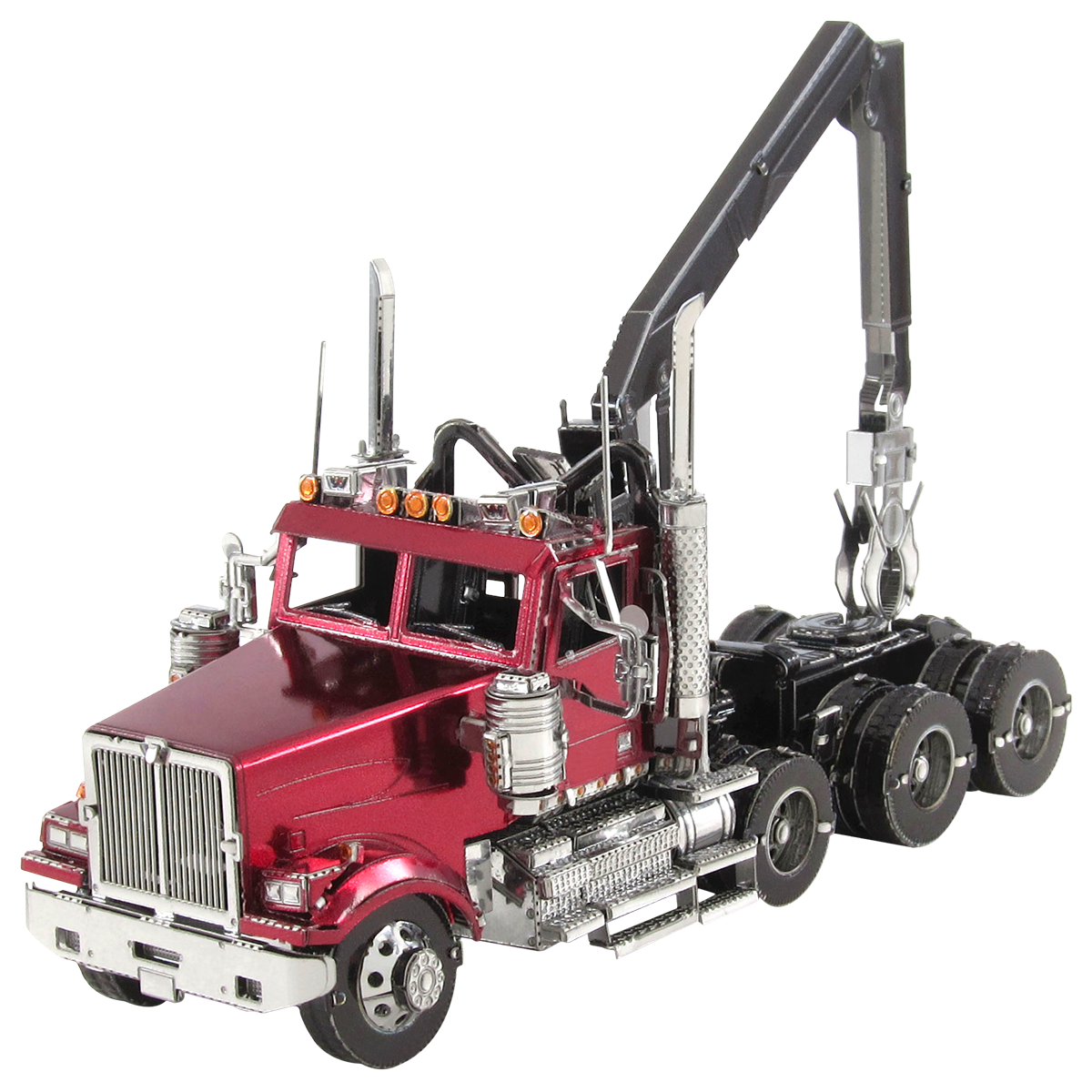 Western Star 4900SF Log Truck 3D Steel Model Kit Metal Earth