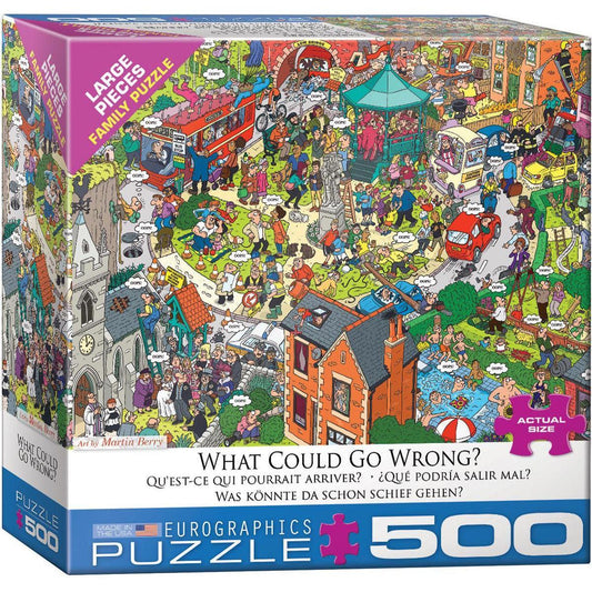 What Could Go Wrong? 500 Piece Jigsaw Puzzle Eurographics