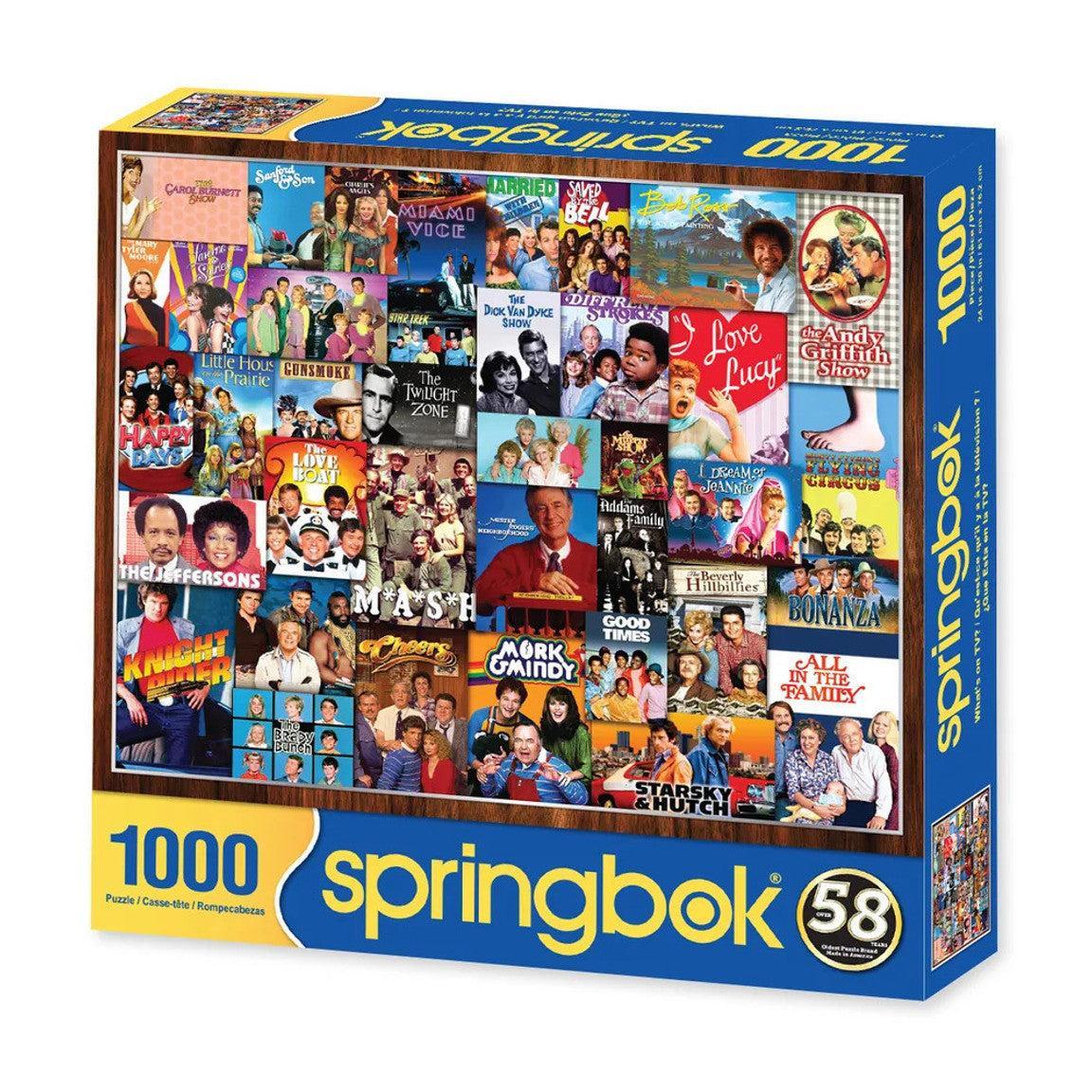 What's On TV? 1000 Piece Jigsaw Puzzle Springbok