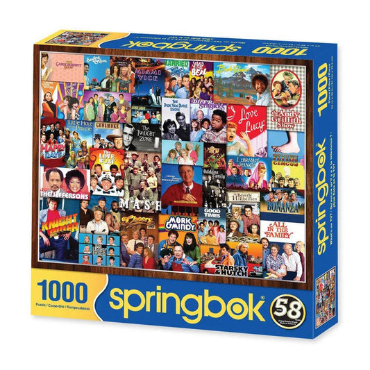 What's On TV? 1000 Piece Jigsaw Puzzle Springbok Puzzle Merchant
