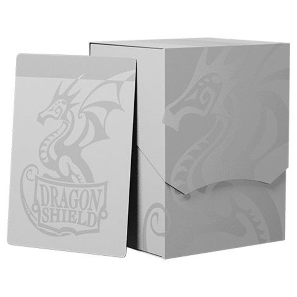 Deck Box: Dragon Shield: Deck Shell: Ashen White/Black Moliner Games