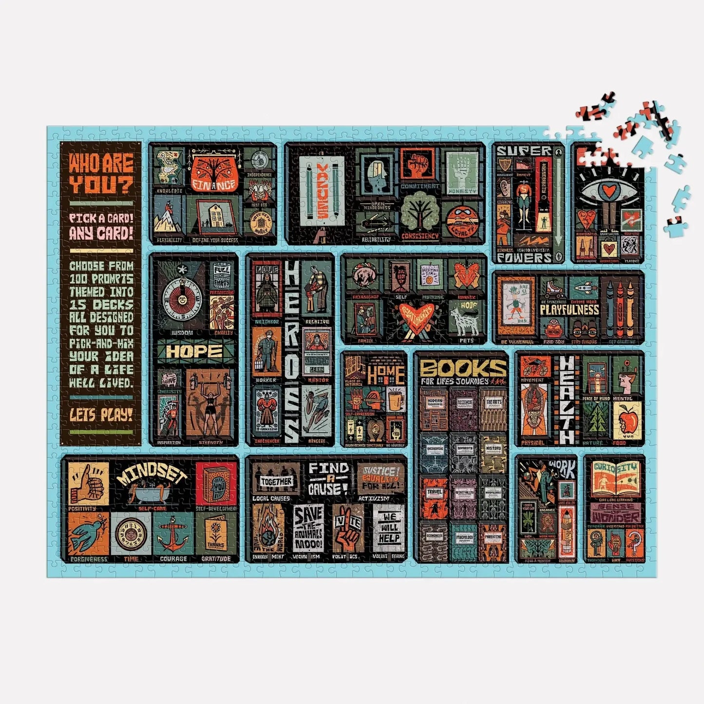 Who Are You? 1000 Piece Jigsaw Puzzle Galison