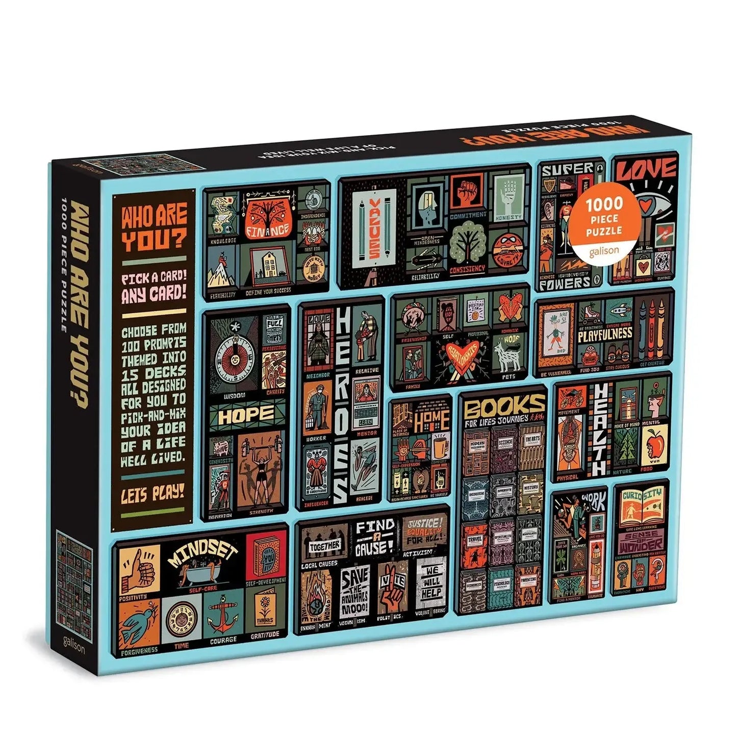 Who Are You? 1000 Piece Jigsaw Puzzle Galison