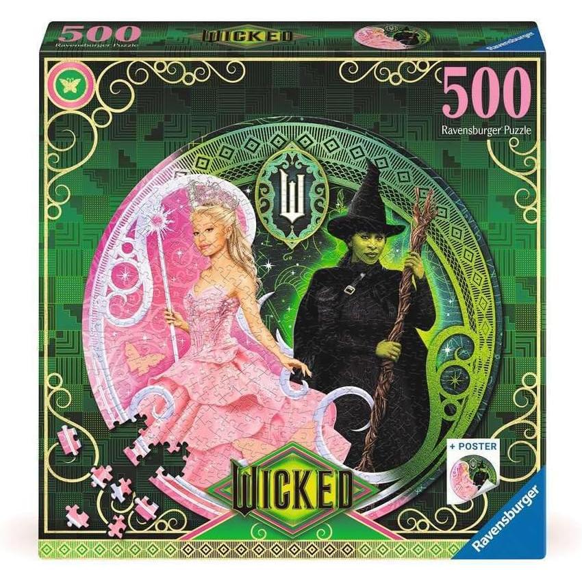Wicked 500 Piece Round Jigsaw Puzzle Ravensburger
