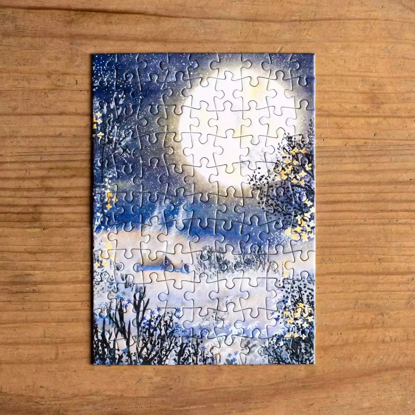 Winter Night 99 Piece Mini Jigsaw Puzzle Trevell