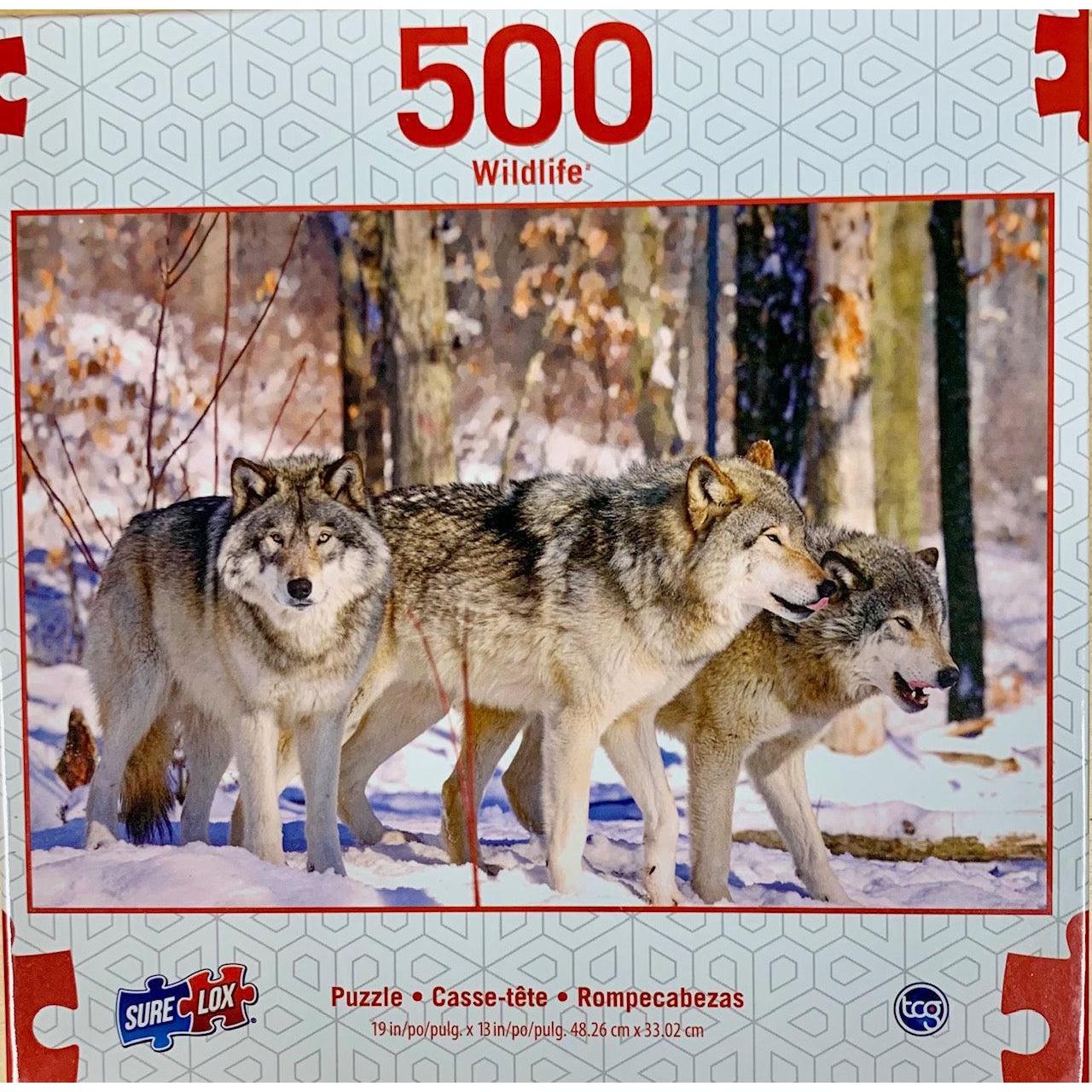 Wolves Wildlife 500 Piece Jigsaw Puzzle Sure Lox