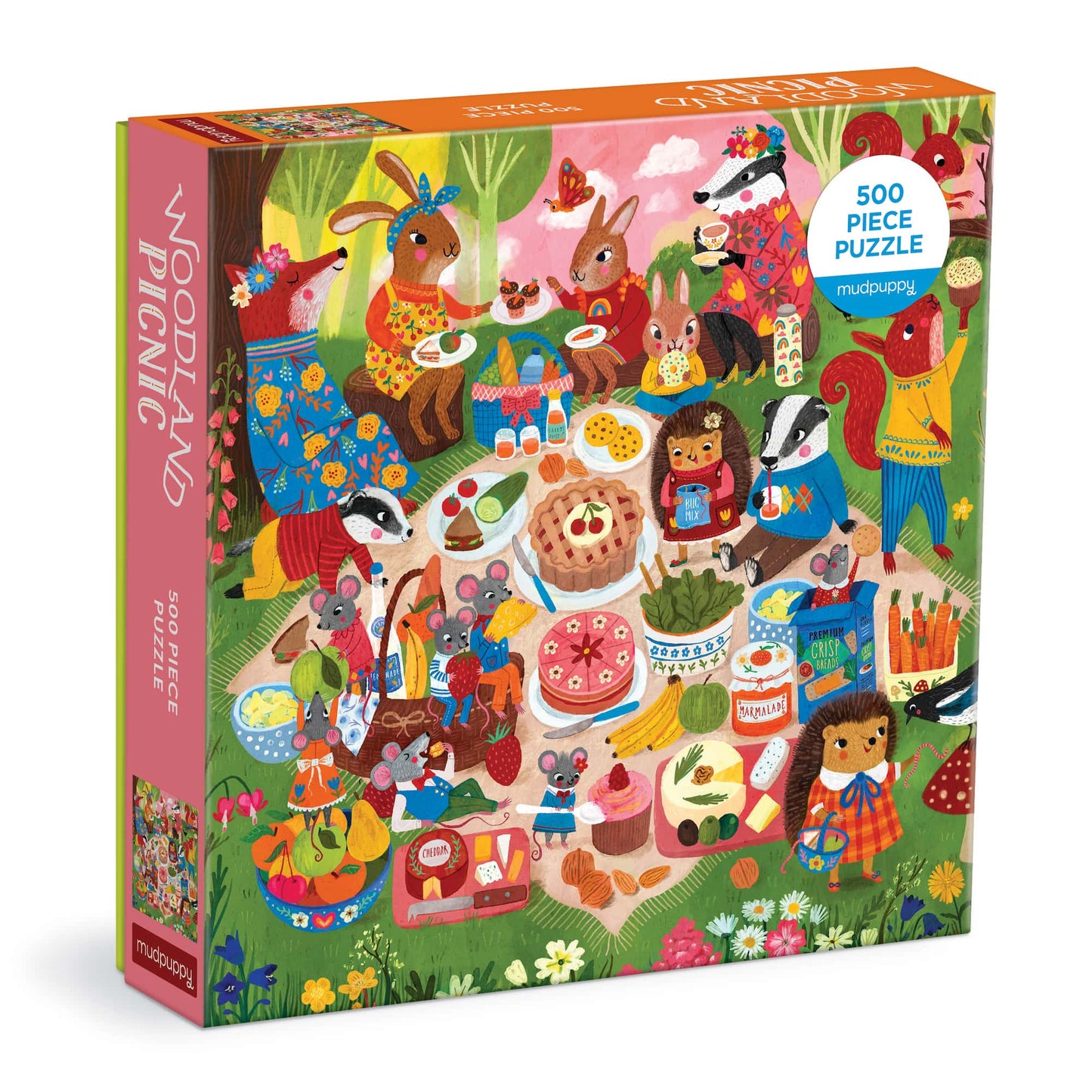 Woodland Picnic 500 Piece Jigsaw Puzzle Mudpuppy Puzzle Merchant