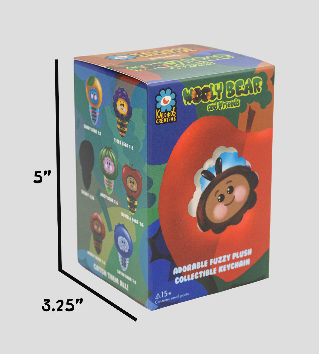 Kaleidos Creative: Wooly Bear and Friends Plush Keychain Blind Box Ralphie's Funhouse