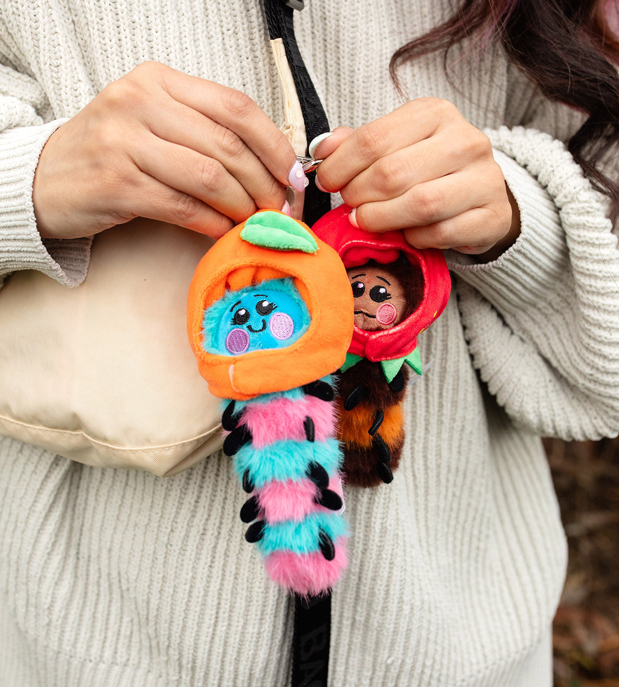 Kaleidos Creative: Wooly Bear and Friends Plush Keychain Blind Box Ralphie's Funhouse