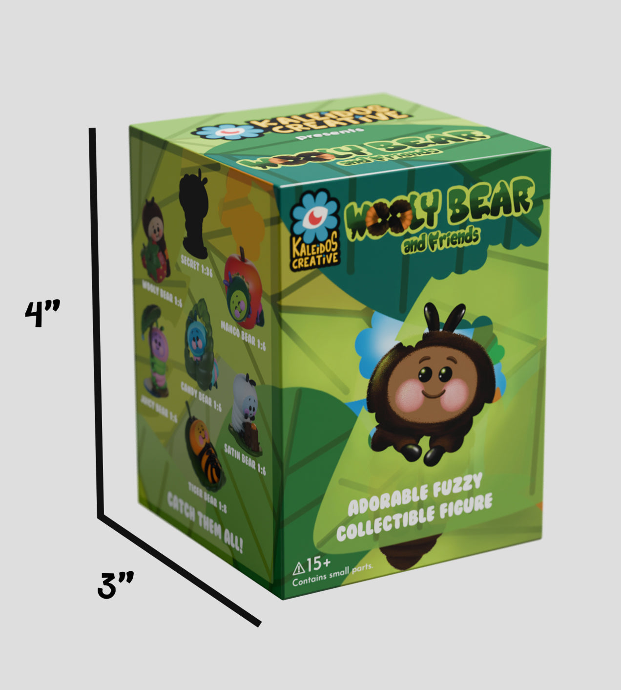 Kaleidos Creative: Wooly Bear and Friends Vinyl Blind Box Ralphie's Funhouse