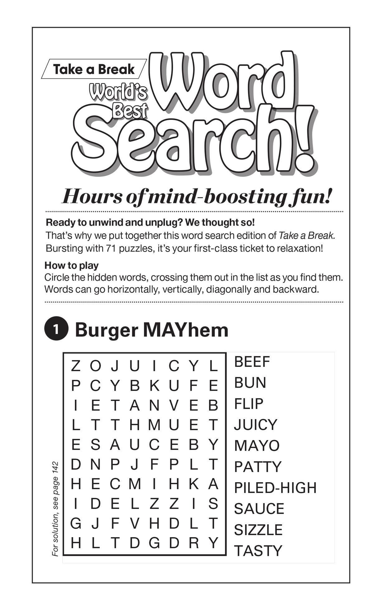 World's Best Puzzle - Word Search 25.05.02: Large Print, 71 American Themed Puzzles, Easy, Patriotic Puzzles, The Perfect Way To Unwind, Sharpen Your Brain, Relax, Unplug & More! Magazine Shop US