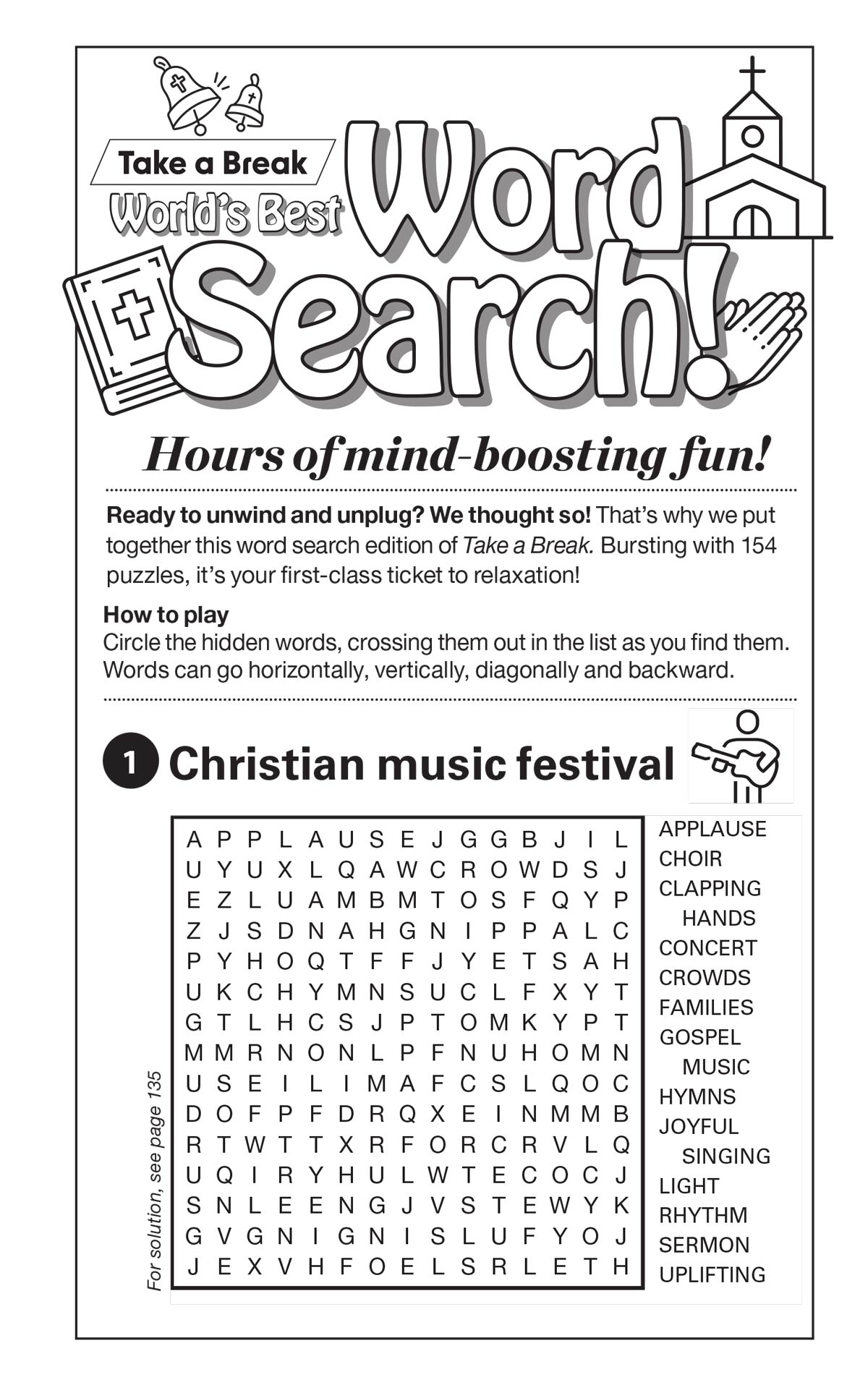 World's Best Puzzle - Word Search 25.05.02: 154 Religious, Spiritual & Faith Based Puzzles, Easy Spring Edition! The Perfect Way To Unwind, Sharpen Your Brain, Relax, Unplug & More! Magazine Shop US