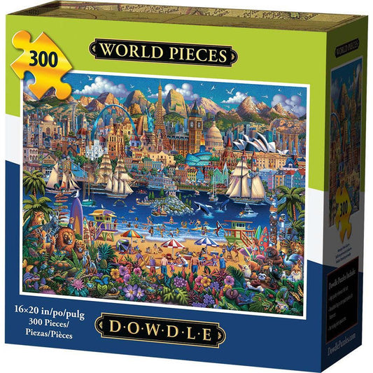 World Pieces 300 Piece Jigsaw Puzzle Dowdle Puzzle Merchant