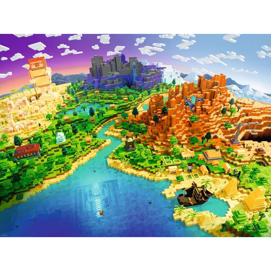 World of Minecraft 1500 Piece Jigsaw Puzzle Ravensburger
