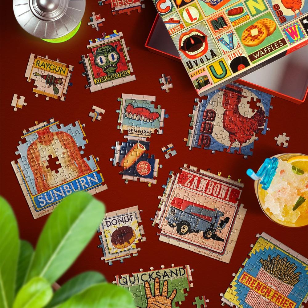 XYZ Blocks 1000 Piece Jigsaw Puzzle Fred