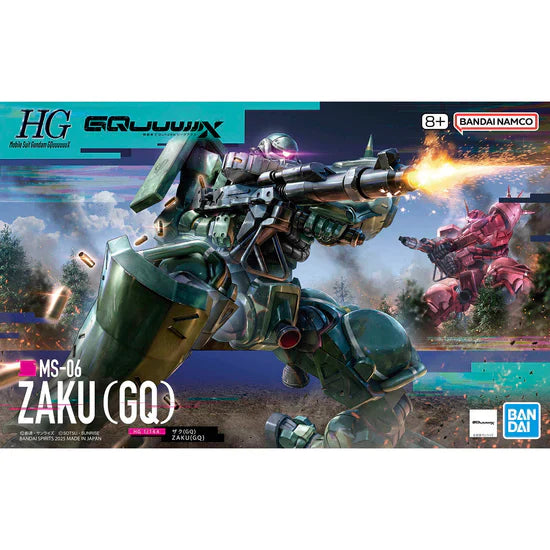 MOBILE SUIT GUNDAM GQUUUUUUX - ZAKU HGGQ 1/114 #10 HG MODEL KIT Anime Pop