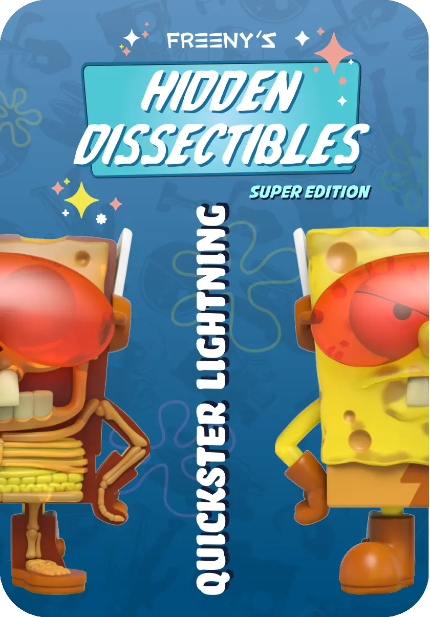 Freeny's Hidden Dissectibles SpongeBob SquarePants Series 04 Super Edition Blind Box - Mighty Jaxx Super Anime Store