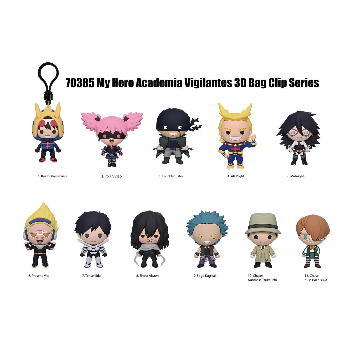 My Hero Academia Vigilantes 3D Foam Bag Clip Series 1 Blind Bag Super Anime Store