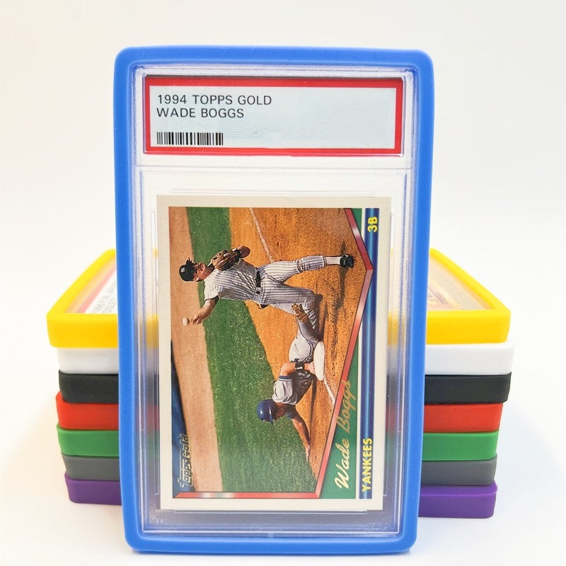 Trading Card Graded Slab Protector Bumper (PSA) Blue Spoils and Loot