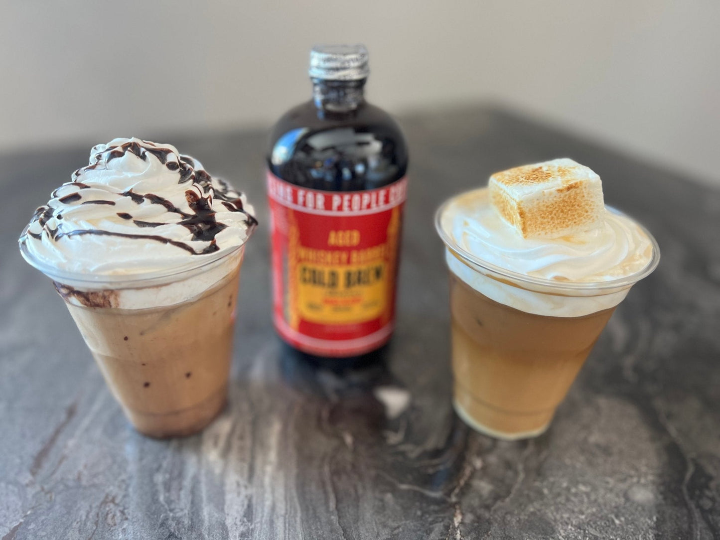 Aged Whiskey Barrel Concentrated Cold Brew Coffee — Light Roast Whole Bean Coffee