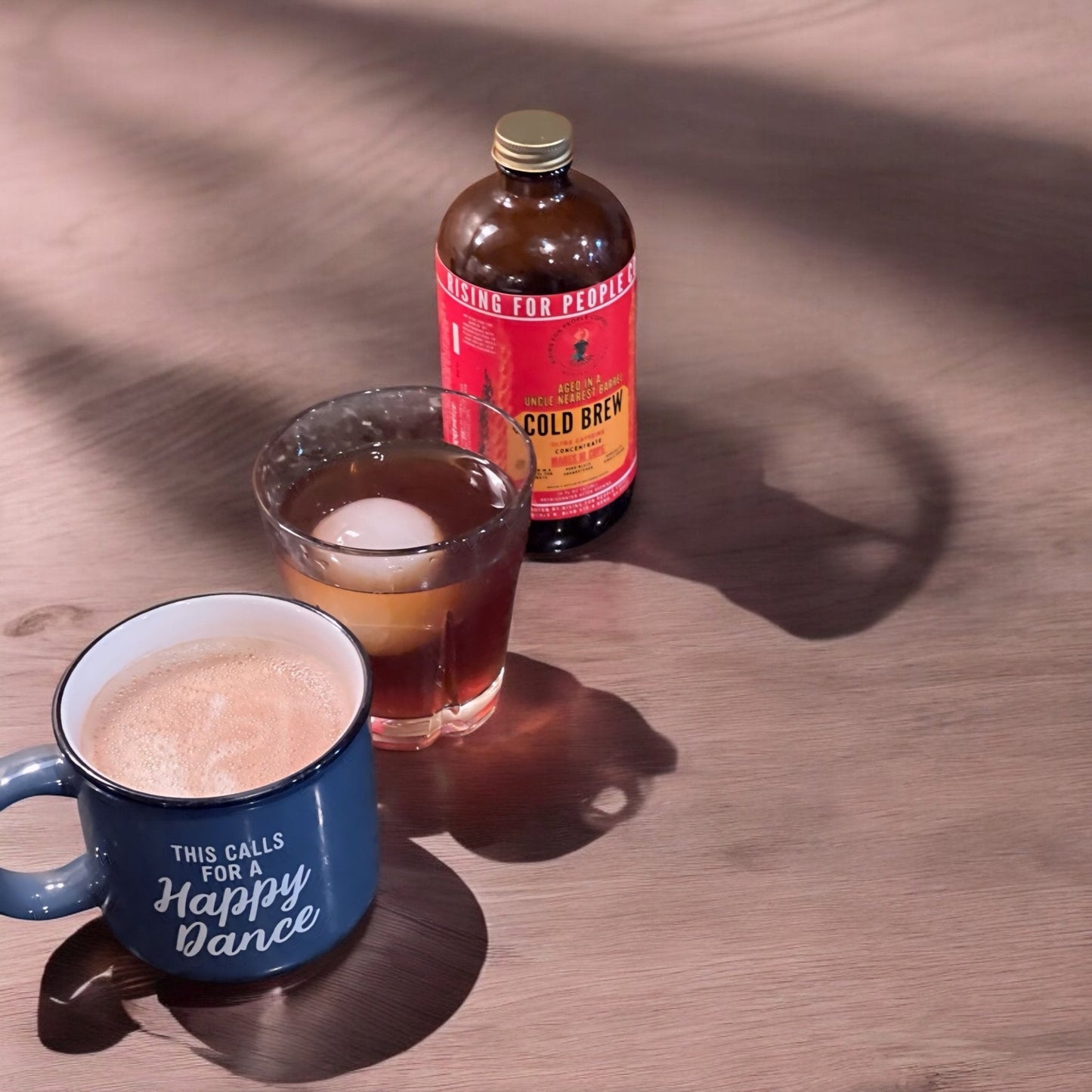 Aged Whiskey Barrel Concentrated Cold Brew Coffee — Light Roast Whole Bean Coffee