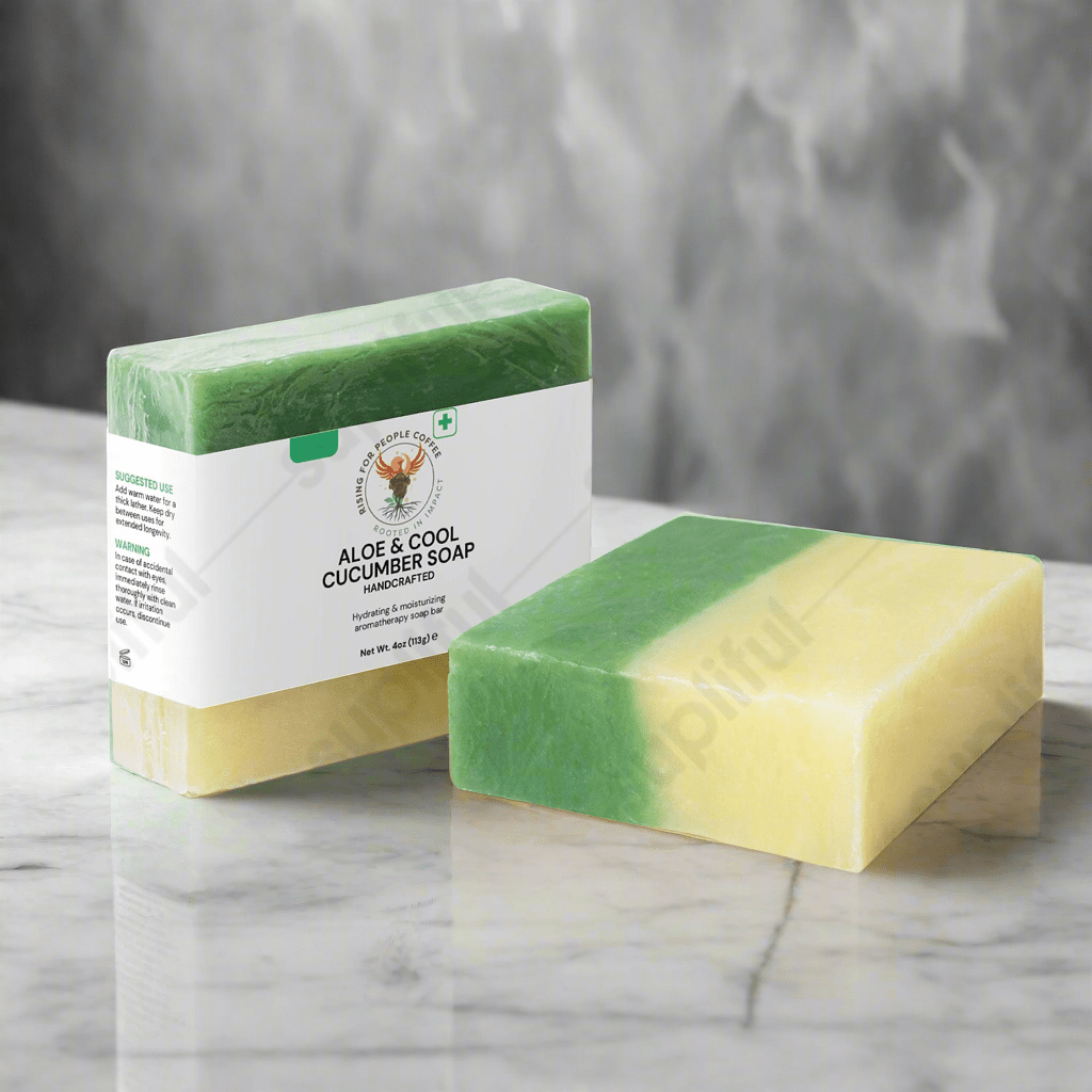 Aloe & Cool Cucumber Soap — Whole Bean Coffee