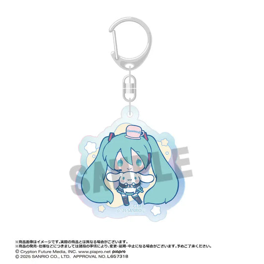 HATSUNE MIKU X CINNAMOROLL - AURORA ACRYLIC KEYCHAIN D Anime Pop