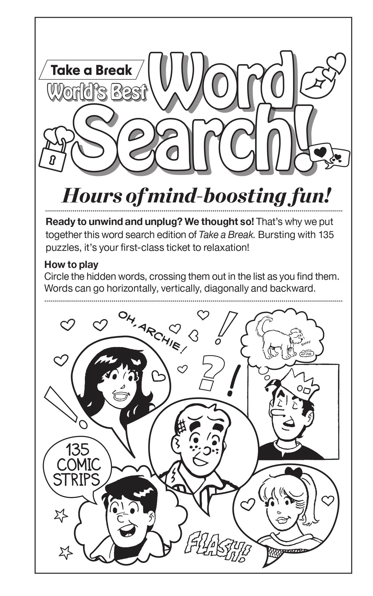 World’s Best - Word Search 25.01.08: Archie Valentine’s Day Edition, Packed With Over 144 Puzzles Starring Archie and his Friends, The Perfect Way To Unwind, Sharpen Your Brain, Relax, Unplug & More Magazine Shop US
