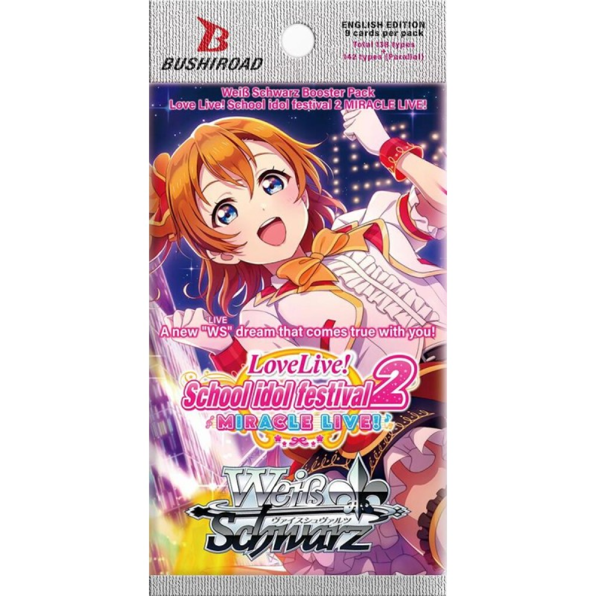 Weiss Schwarz Love Live! School Idol Festival 2 MIRACLE LIVE! Booster Pack | Bushiroad TCG Super Anime Store