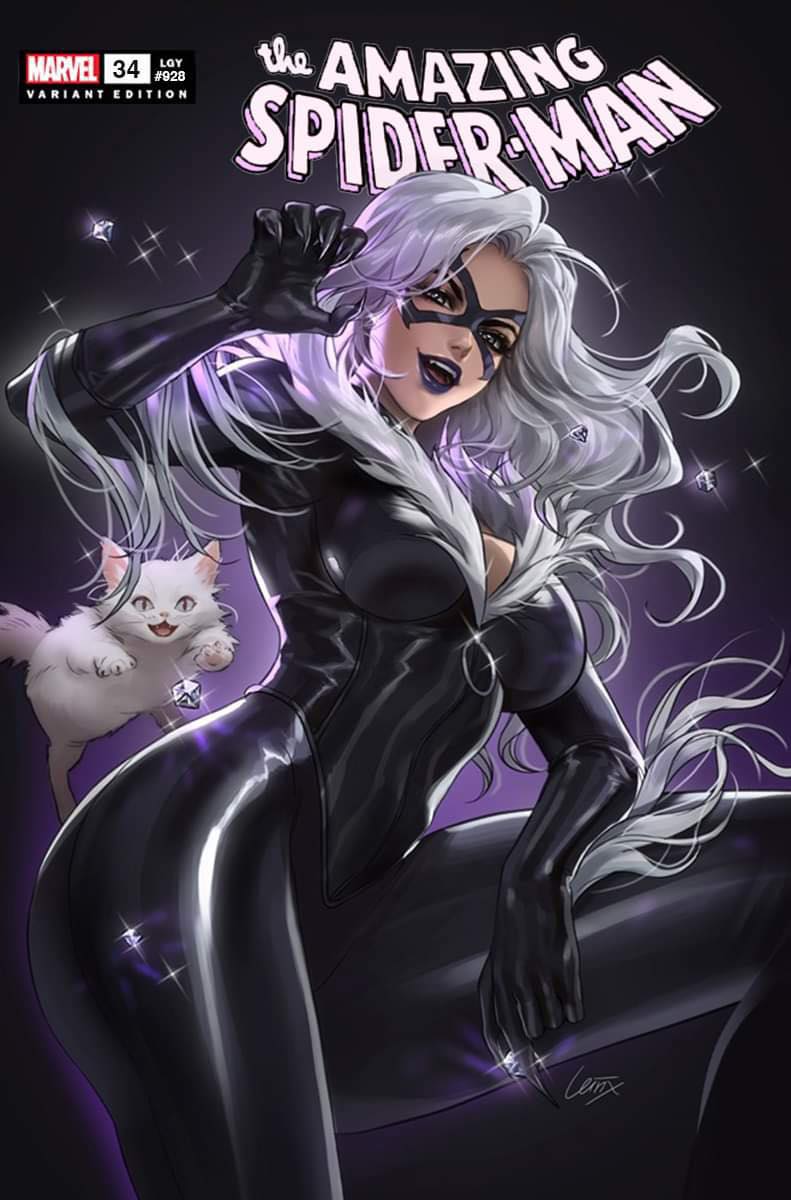 AMAZING SPIDER-MAN #34 (LEIRIX LI EXCLUSIVE BLACK CAT VARIANT) COMIC BOOK Fandom Comic Shop