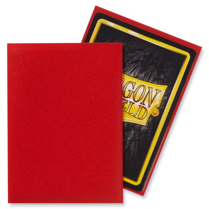 Dragon Shield Card Sleeves (100) Crimson (Matte) Spoils and Loot
