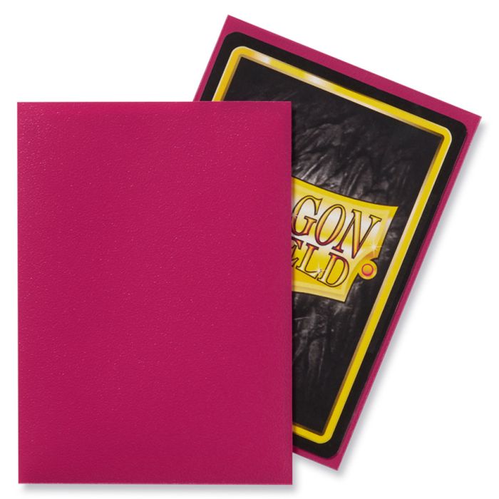 Dragon Shield Card Sleeves (100) Magenta (Matte) Spoils and Loot