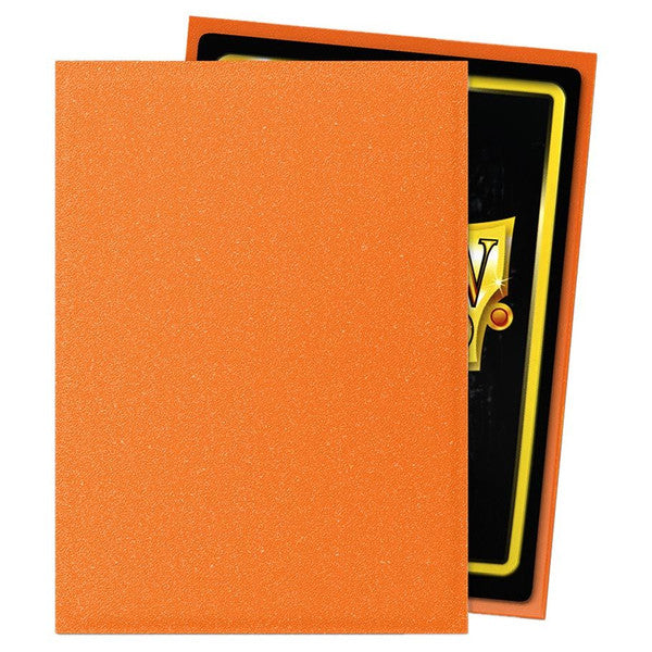 Dragon Shield Card Sleeves (100) Amber (Matte) Spoils and Loot