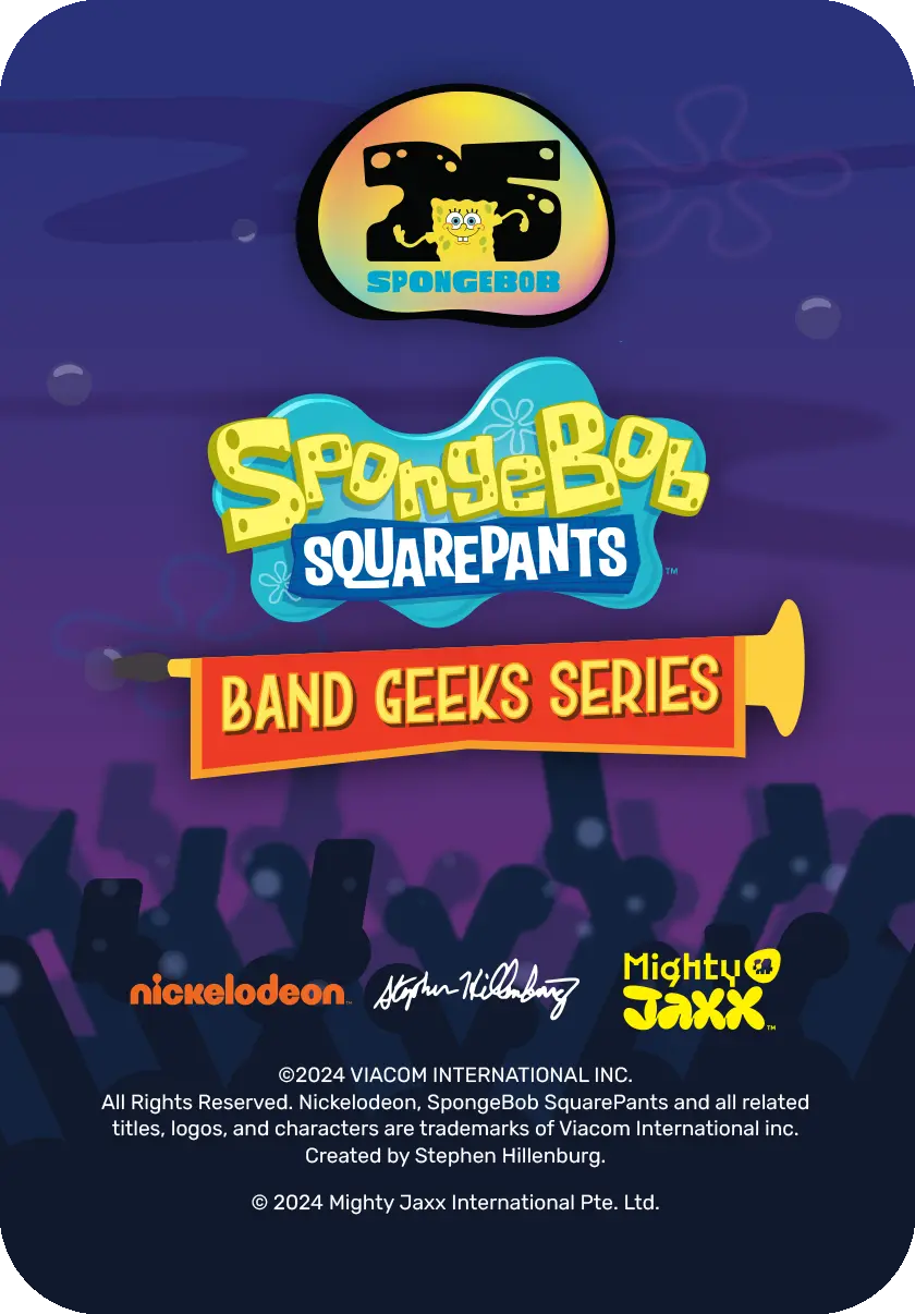 SpongeBob SquarePants: Band Geeks Series Blind Box (1 Blind Box) Super Anime Store