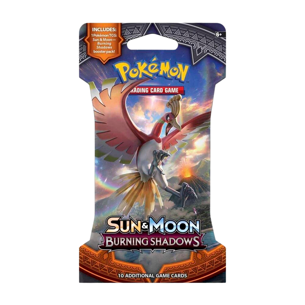 Sun & Moon: Burning Shadows - Sleeved Booster Pack Trading Card World