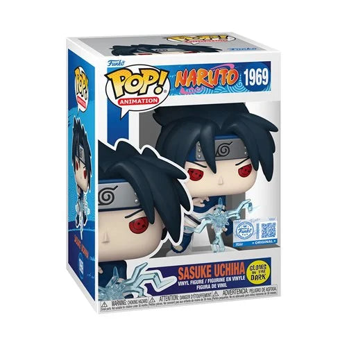 Naruto Sasuke Uchiha (Chidori) Glow-in-the-Dark Funko Pop! Vinyl Figure #1969 Moliner Games