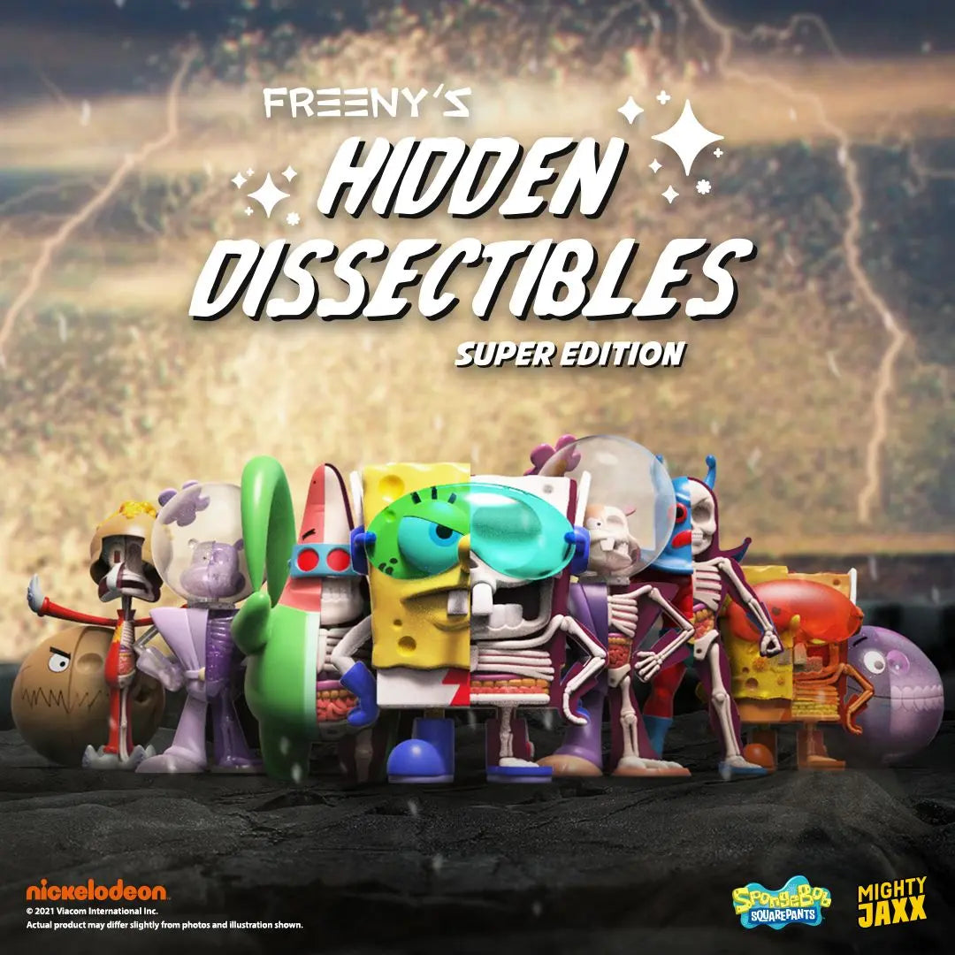 Freeny's Hidden Dissectibles SpongeBob SquarePants Series 04 Super Edition Blind Box - Mighty Jaxx Super Anime Store