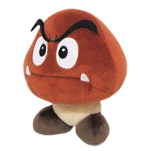 Super Mario All-Stars Goomba 6-Inch Plush Collectors Row