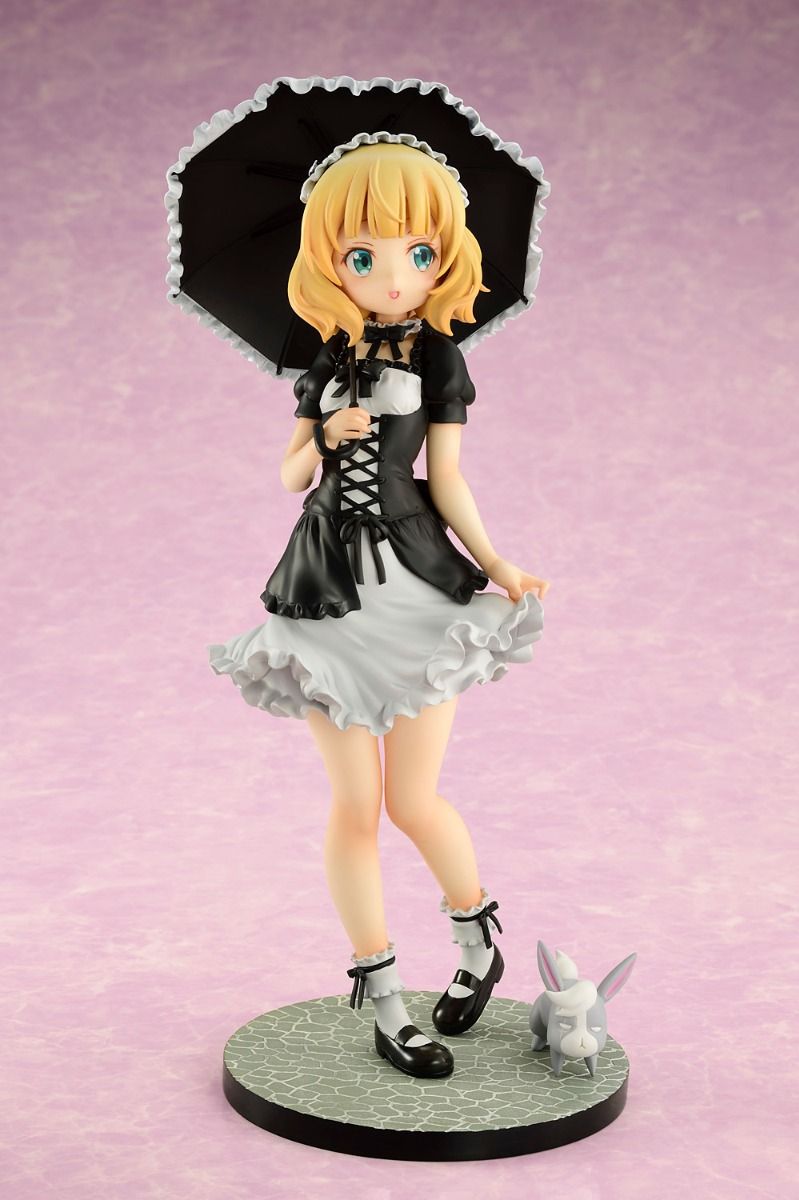 Bell Fine is The Order a Rabbit? Bloom: Syaro (Gothic Lolita Version) 1:7 Scale PVC Figure Super Anime Store