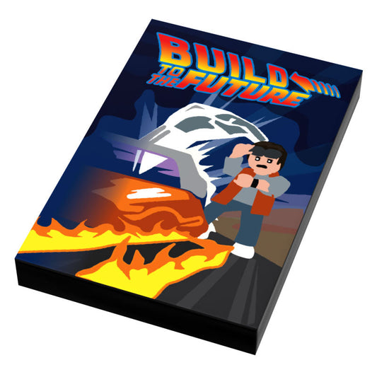 Build to the Future Movie Cover (2x3 Tile) B3 Customs