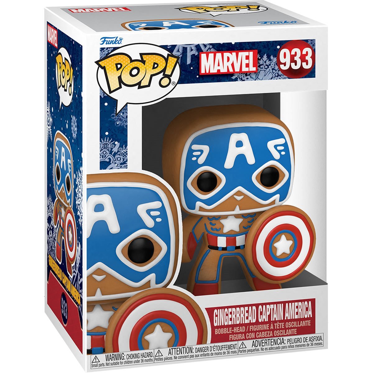 Funko Pop! Marvel Holiday: Captain America Josh's Cards
