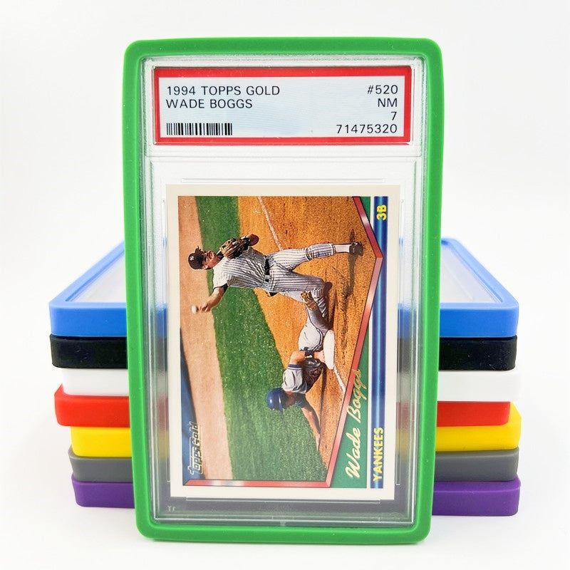 Trading Card Graded Slab Protector Bumper (PSA) Green Spoils and Loot