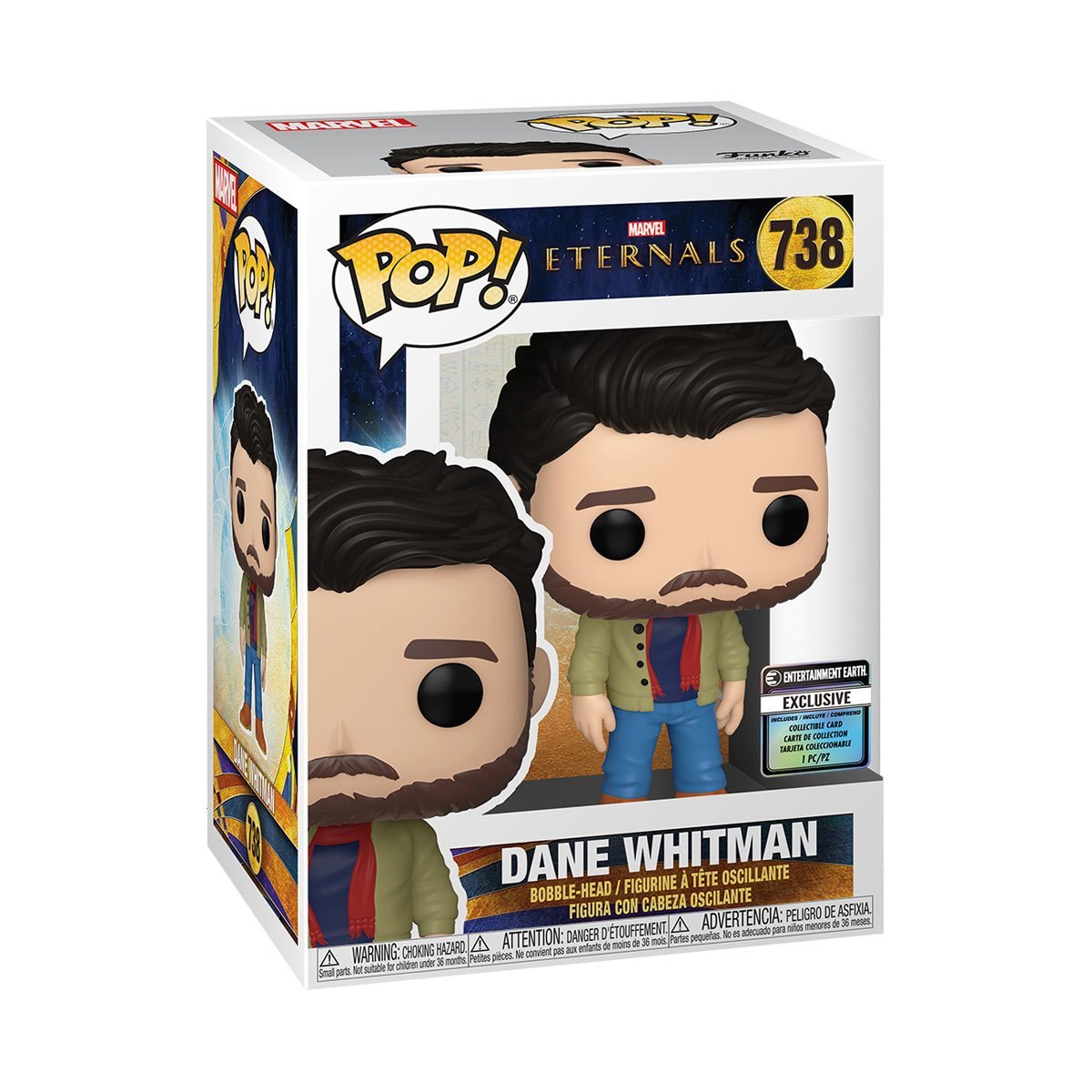 Funko Pop! Eternals: Dane Whitman with Collectible Card - Entertainment Earth Exclusive Josh's Cards