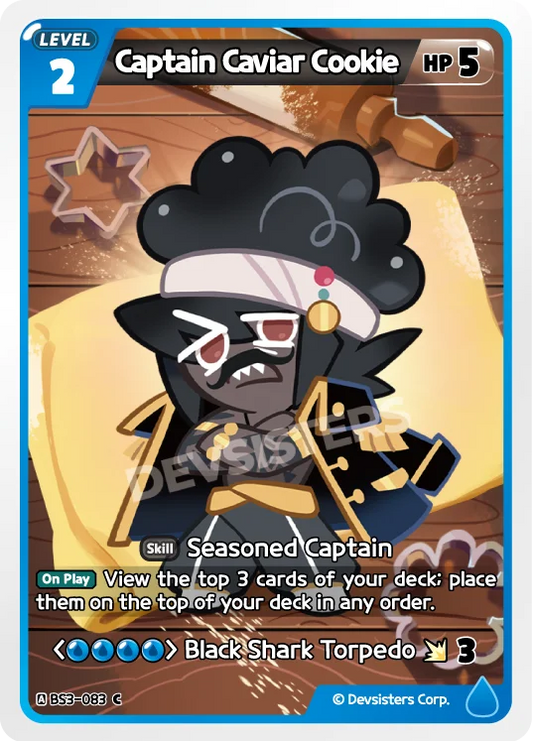 Captain Caviar Cookie BS3-083 C | Common Card Magic Dragon USA
