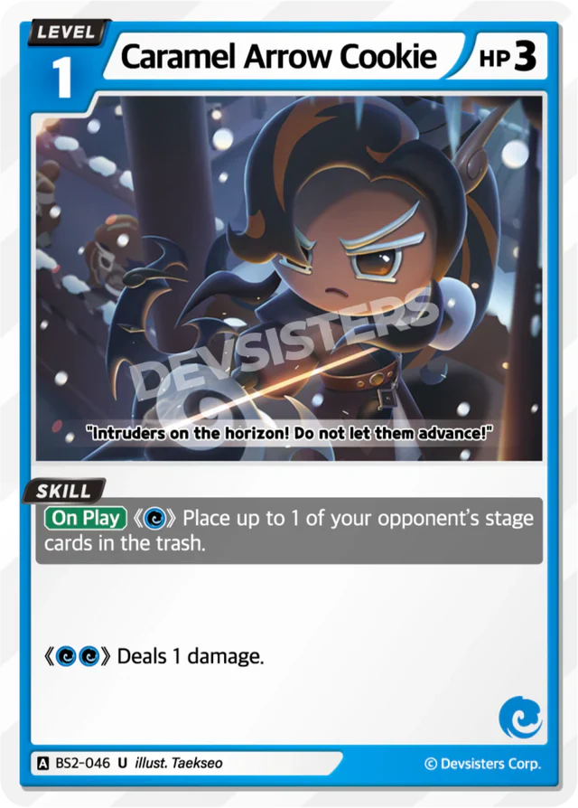 Caramel Arrow Cookie BS2-046 U | Uncommon Card