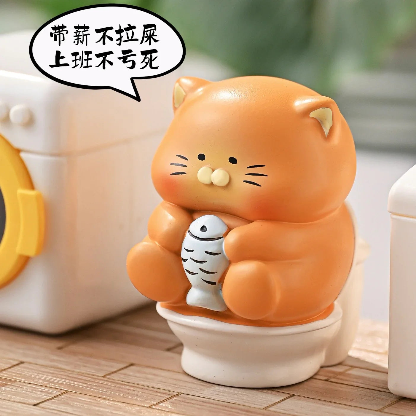 Office Cats Blind Box Figurine - Cute Cat Desk Toy Collection | 1 Random Box Super Anime Store