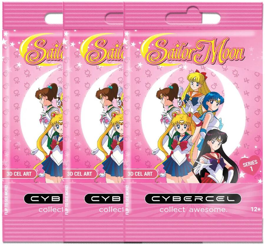 CyberCel - Sailor Moon - Series 1 - Foil Bag 3 Card Pack Super Anime Store