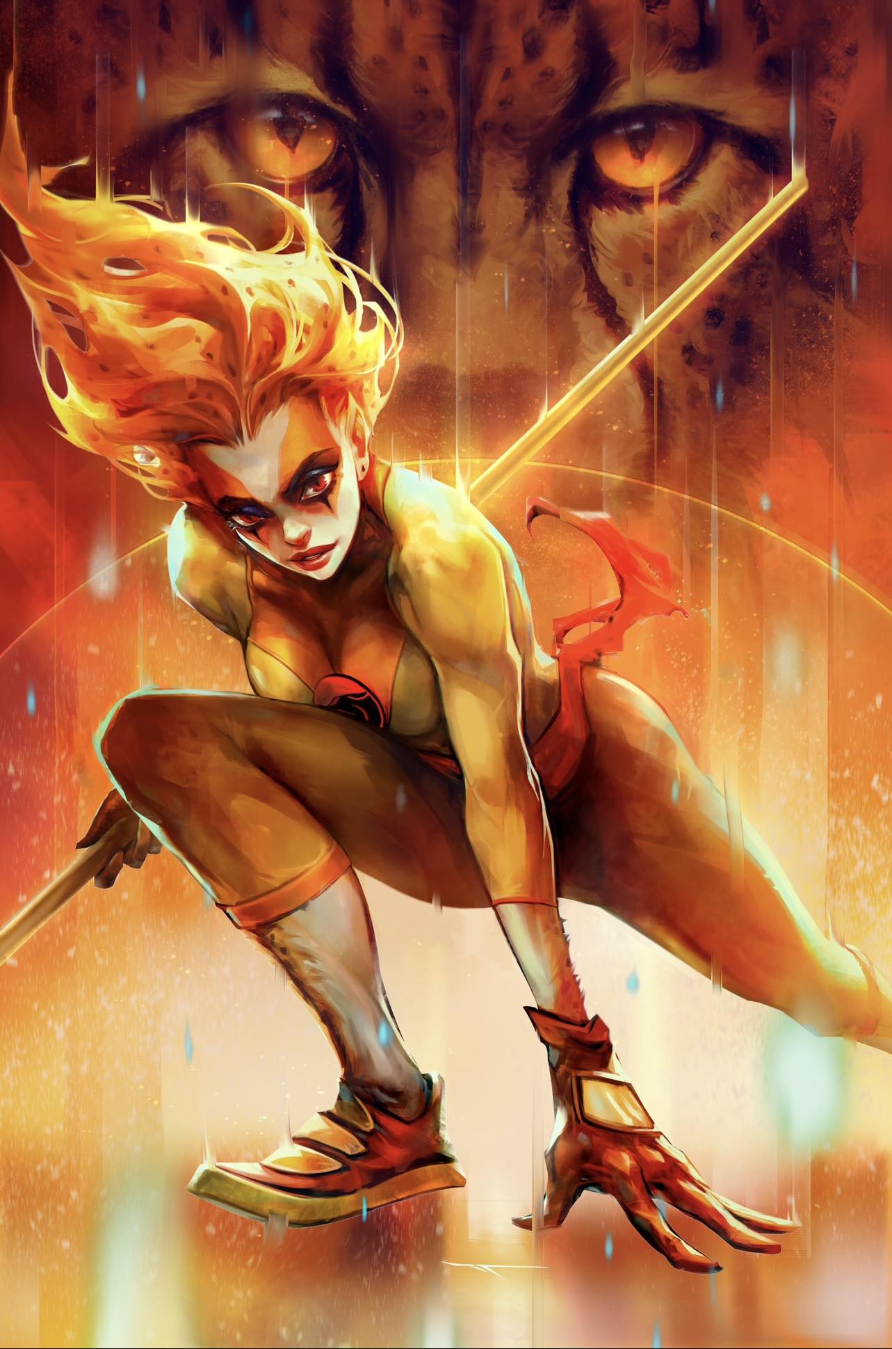 THUNDERCATS: CHEETARA #1 (IVAN TAO EXCLUSIVE VIRGIN VARIANT B) COMIC BOOK ~ Dynamite Fandom Comic Shop